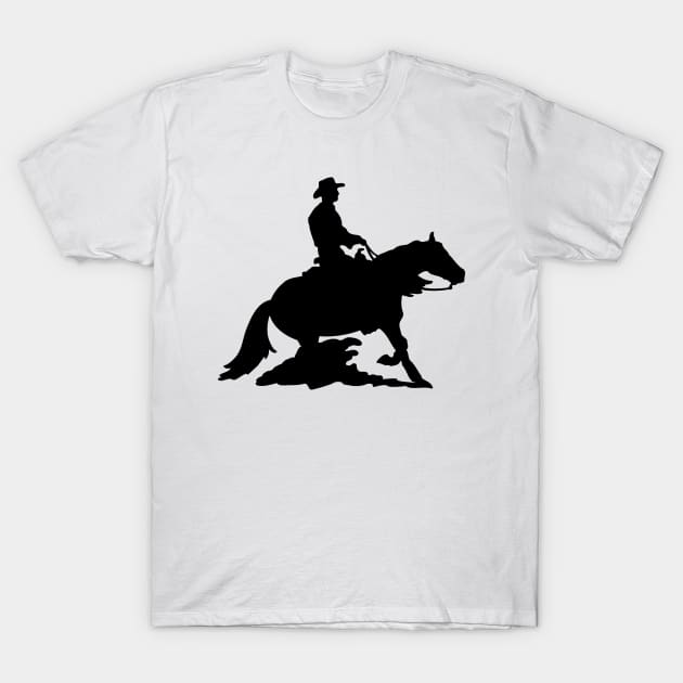 Cowboy Silhouette T-Shirt by KC Happy Shop